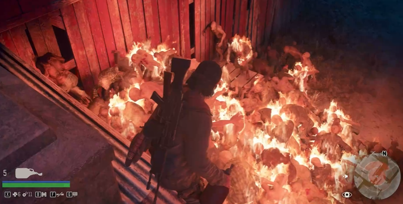 往日不再伐木场尸潮怎么打