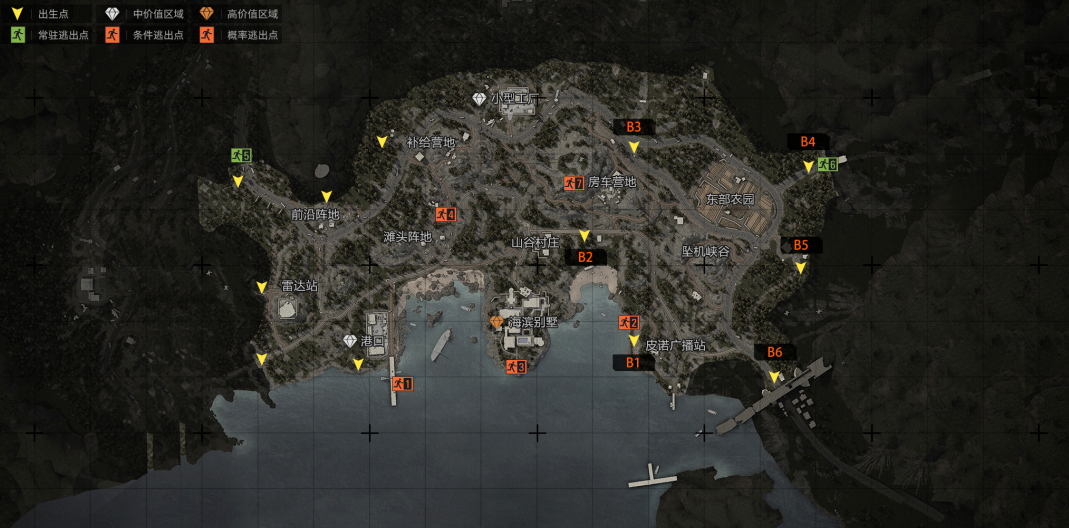 暗区突围山谷和北山哪个肥