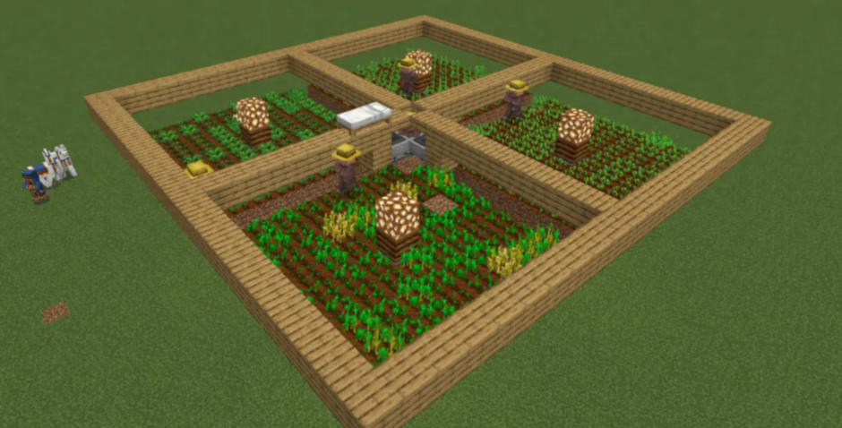 我的世界怎么利用村民刷面包