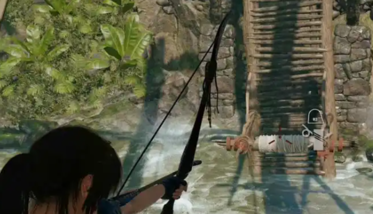 古墓丽影贫民窟断桥怎么过