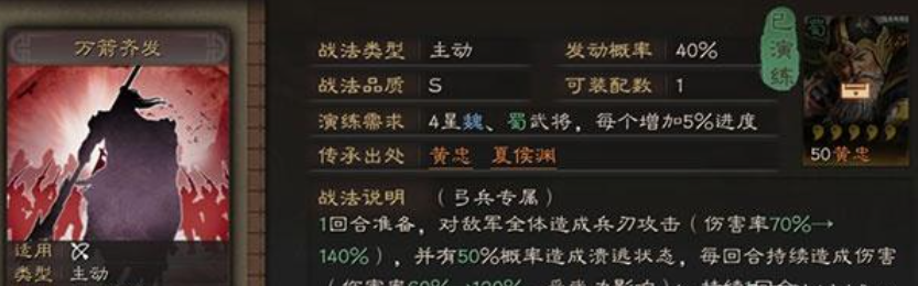 三国志战略版万箭齐发怎么搭配