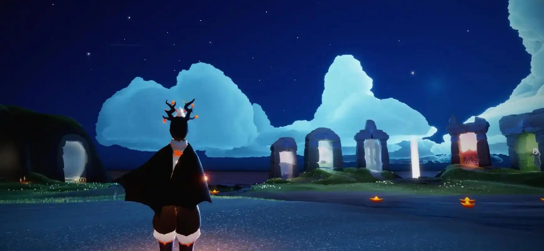 光遇墓土方舟飞雪怎么上去