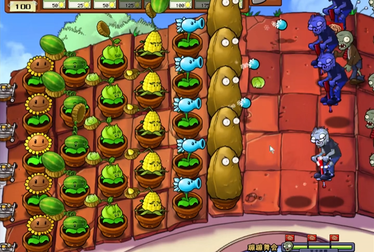 植物大战僵尸里蹦蹦舞会怎么过关