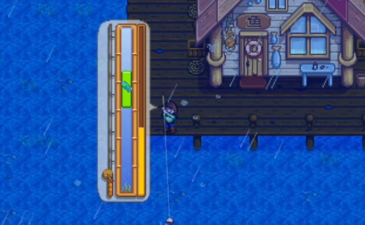 星露谷物语夏天雨天钓什么