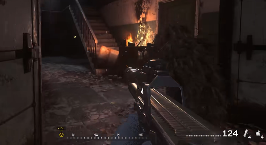 使命召唤4双狙怎么打敌人